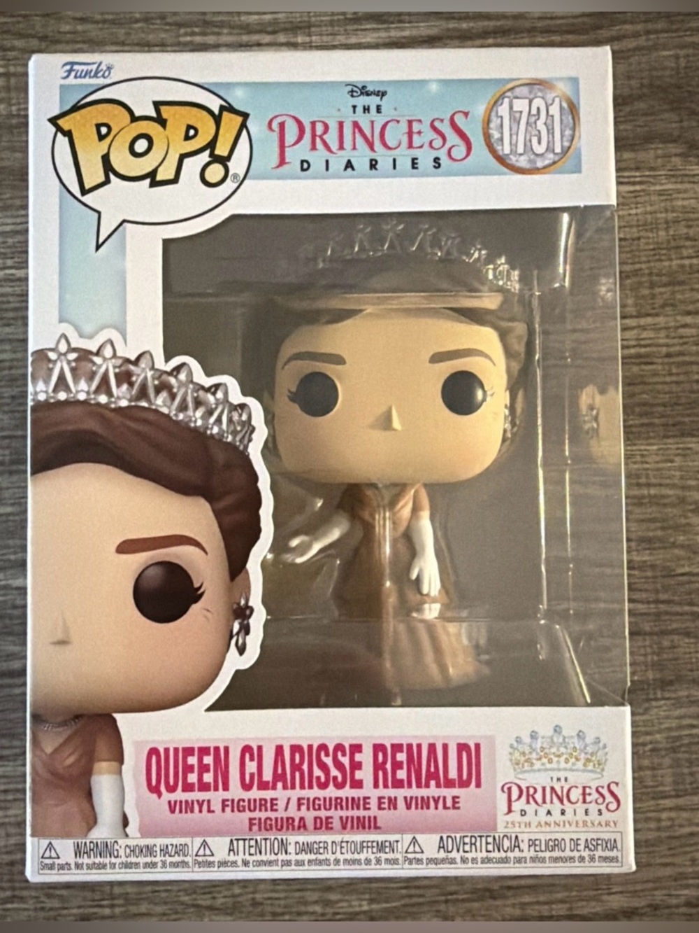 The Princess Diaries Queen Clarisse Renaldi Funko Pop! Figure #1731 W Protector